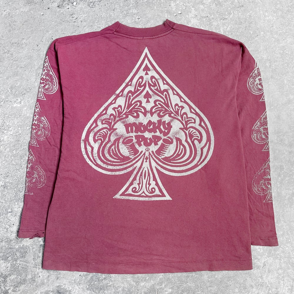 *Rare* Mucky Pup 1990’s ‘Ace Of Spades’ Longsleeve Shirt