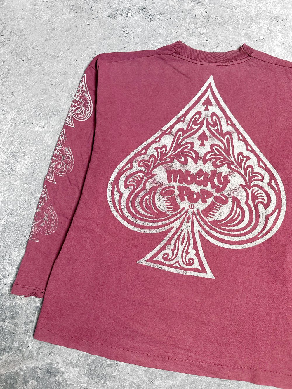 *Rare* Mucky Pup 1990’s ‘Ace Of Spades’ Longsleeve Shirt
