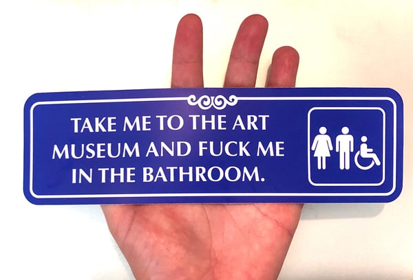 Image of Take Me To The Art Museum… HUGE Sticker