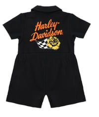 Infant Girls Race Collection HD Roses Knit Romper