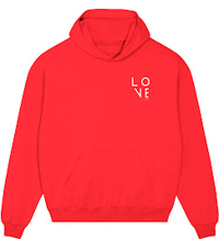 LOVE Hoodie RED