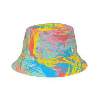 Image 3 of Paint Splat Reversible Bucket Hat 