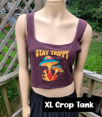 XL Stay Trippy Crop Tank 