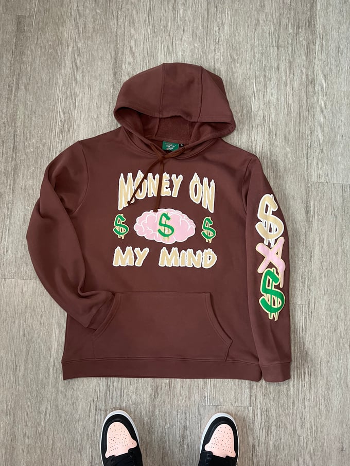 Image of $$$ HOODIE- BROWN