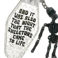 Image 2 of The Skeletons Came To Life Skeleton Keychain