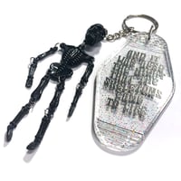 Image 3 of The Skeletons Came To Life Skeleton Keychain