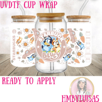 Starbucks bluey UVDTF cup wrap 