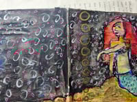 Image 2 of Handcrafted Mermaid Booklet with Vintage 1970s Documents