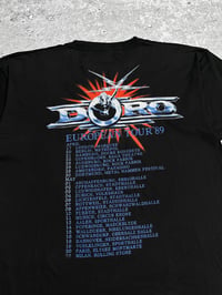 Image 5 of *Rare* Doro 1989 ‘European Tour’ T-Shirt