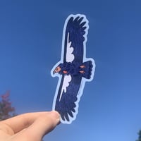 Image 1 of california condor sticker - in flight