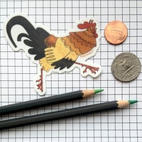 Image 2 of rooster sticker