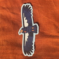 Image 2 of california condor sticker - in flight