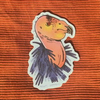 Image 2 of california condor sticker - portrait