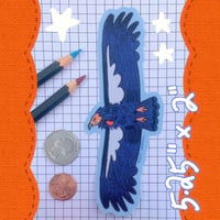 Image 3 of california condor sticker - in flight