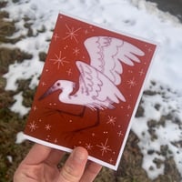 Image 2 of LIMITED - heron holiday card