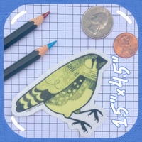 Image 3 of zebra finch sticker