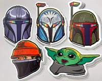 Image 1 of Mandalorian Universe Sticker Combos