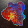 Lola Lovely Clown Vtuber HOLO & Glittery Sticker or Laptop Decal