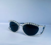 Image 1 of Embellished Black Sunglasses Deluxe