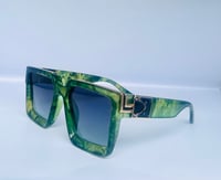 Image 1 of Emerald Green Sunglasses 