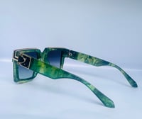 Image 3 of Emerald Green Sunglasses 