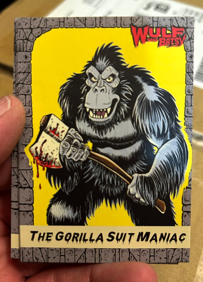 Image of The GORILLA SUIT MANIAC 2024 Collector Card