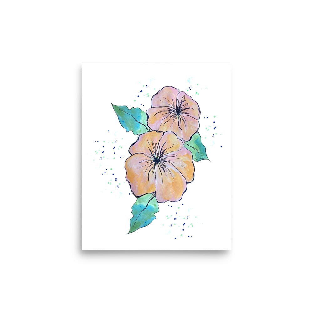 Image of 8" x 10" Hibiscus Print