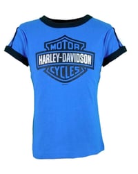 HD Blue Bar & Shield T-Shirt