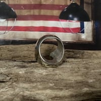 Image 4 of STAMPED HORSESHOE MEXICAN BIKER RING