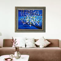 Image 3 of Original Daisy Flowers ,Acrylic painting, Living Room Wall Art, floral Original Art on Canvas
