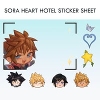 Sora Heart Hotel Sticker Sheet