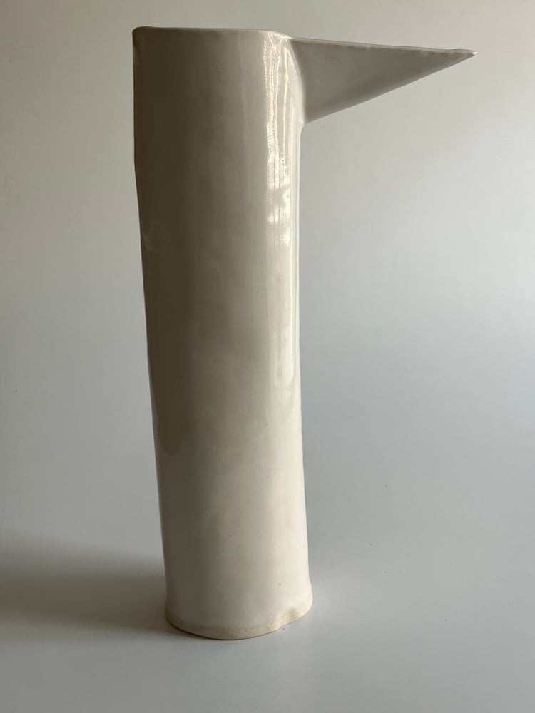 Image of tall porcelain pourer