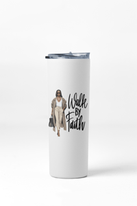 Image 1 of Walk By Faith Drinkware