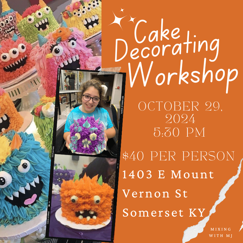 Image of Monster & Halloween-Themed Cake Decorating Workshop