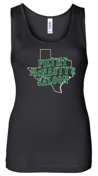 Image 1 of Filthy McNasty's Women's Tank Top - Green Logo