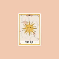 The Sun Tarot Vinyl Sticker