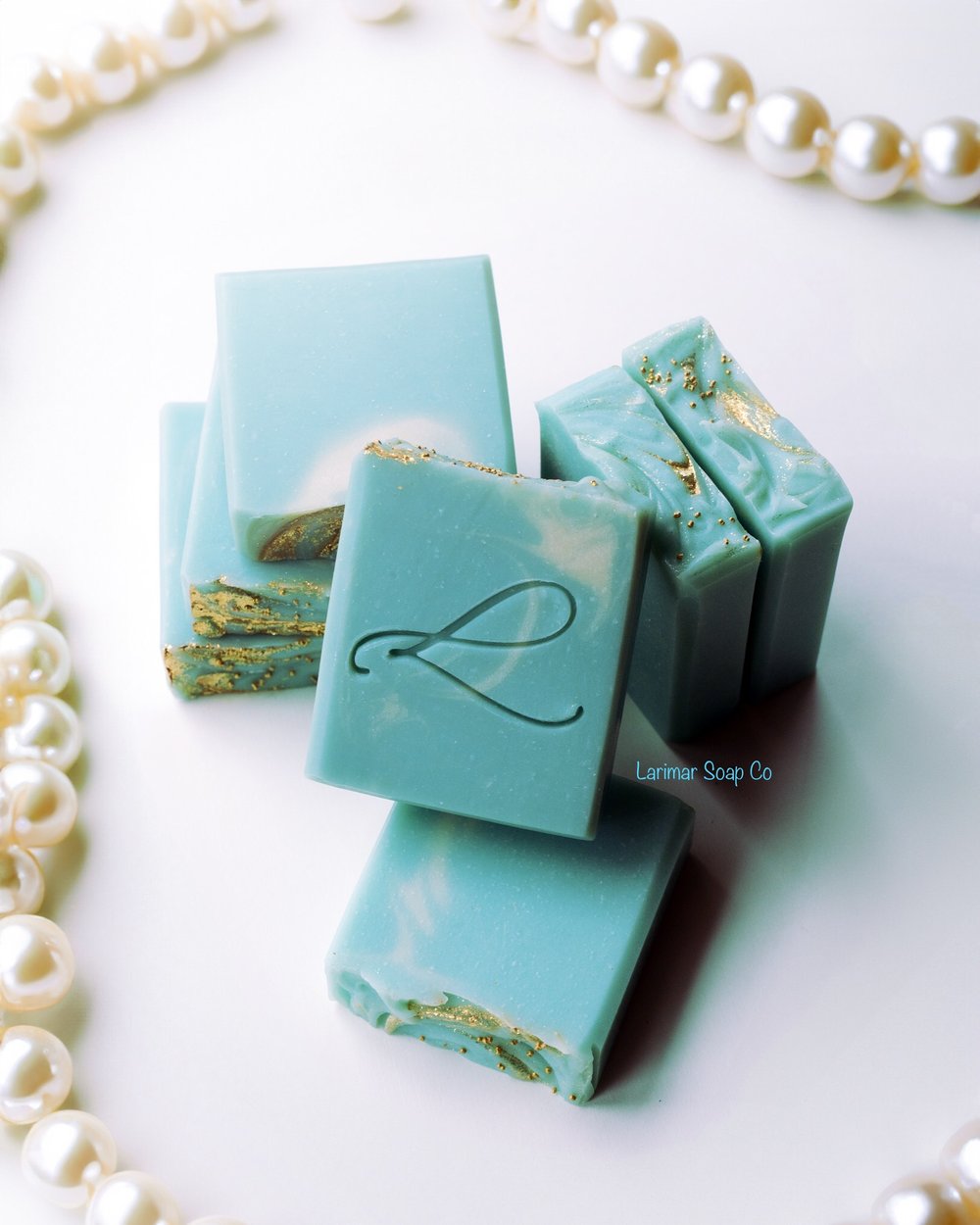 Image of Rectangular Soap w/ Chiffon Ribbon (Custom Order)