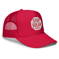 Image 2 of 'Stop Solar USA' Trucker Hat