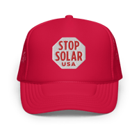 Image 1 of 'Stop Solar USA' Trucker Hat