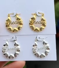 Princess heart hoops 