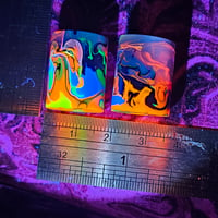 Image 1 of Unknown maker- uv reactive swirly resin 