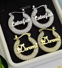 Flashy earrings 