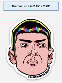 Image 3 of Lt. Spock from Strange New Worlds Sticker