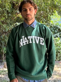 Image 5 of Green LA Native Crewneck