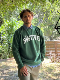 Image 1 of Green LA Native Crewneck