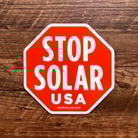 Image 3 of 'Stop Solar USA' Car Magnet (3-Pack)