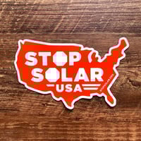 Image 3 of 'Stop Solar USA - America' Car Magnet (3-Pack)