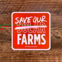 Image 3 of 'Save Our Farms' Car Magnet (3-Pack)