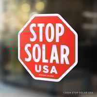 Image 4 of 'Stop Solar USA' Window Cling (3-Pack)