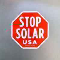 Image 3 of 'Stop Solar USA' Window Cling (3-Pack)